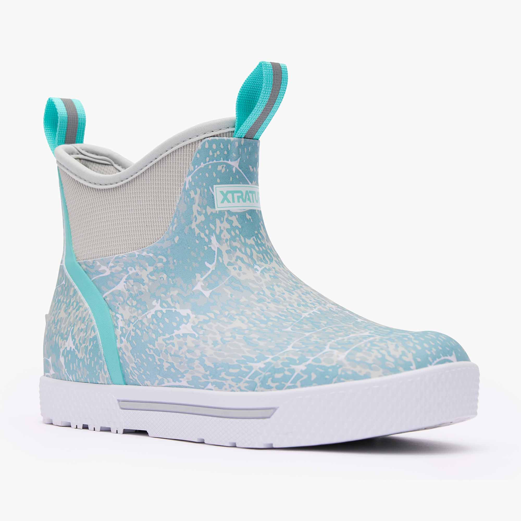 Blue Women's Wheelhouse Ankle Deck Boot Main View.