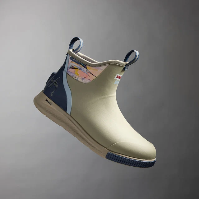 Stone / Sunset Sailfish Men's Ankle Deck Boot Sport Guy Harvey