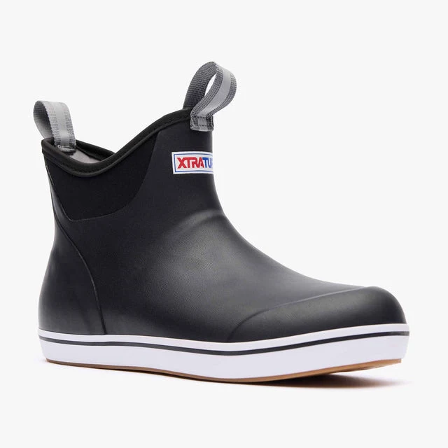 Black Women's Ankle Deck Boot