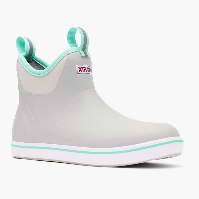 Grey Women's Ankle Deck Boot
