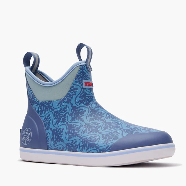 Dusk Blue Kelp Women's Salmon Sisters Ankle Deck Boot