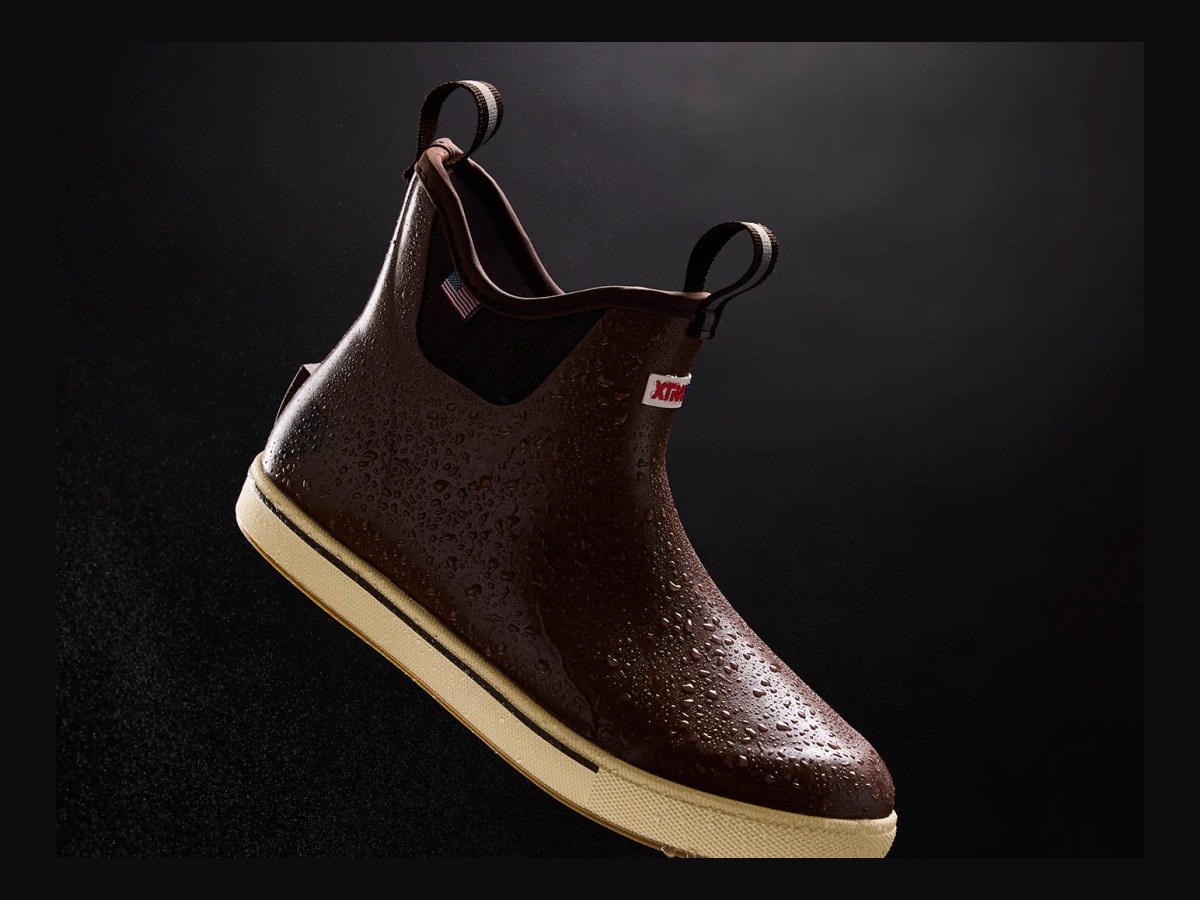 Brown XTRATUF Ankle Deck Boot Pro product thumbnail.