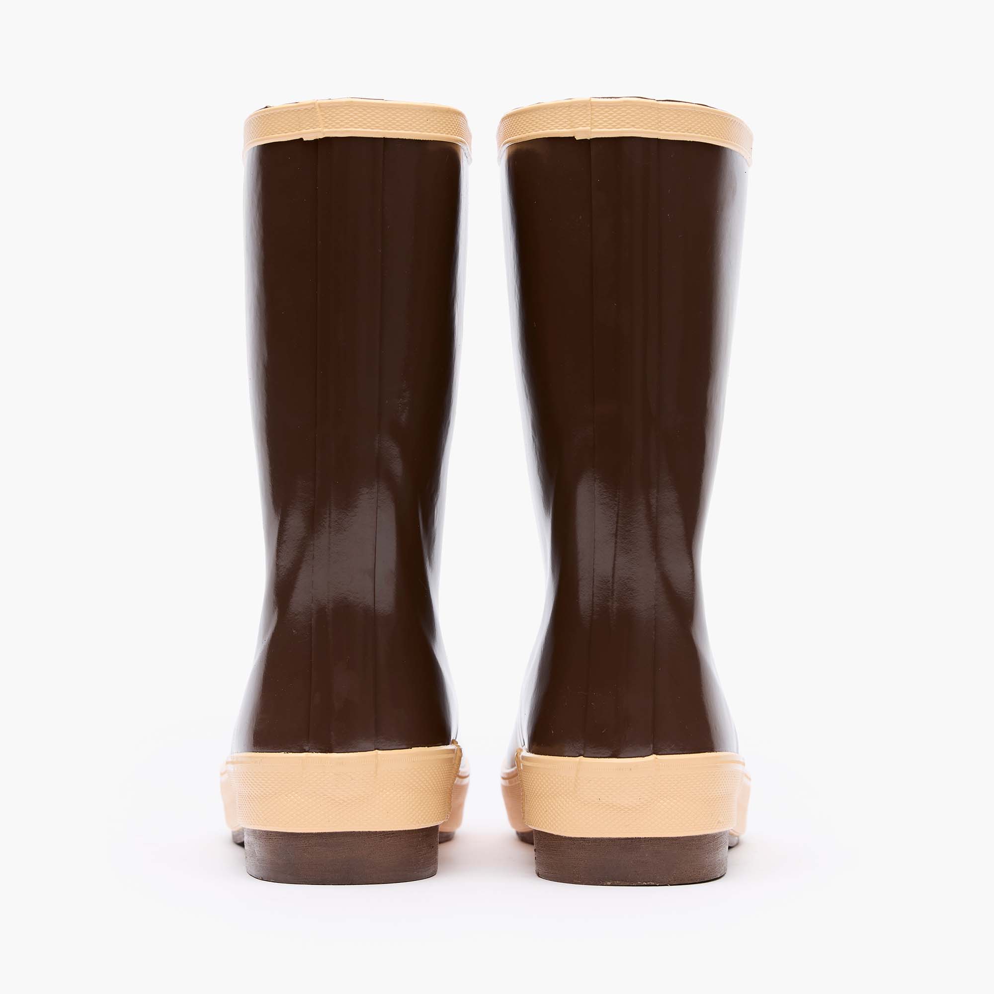 Brown Big Kids 8" Legacy Boot Back View.