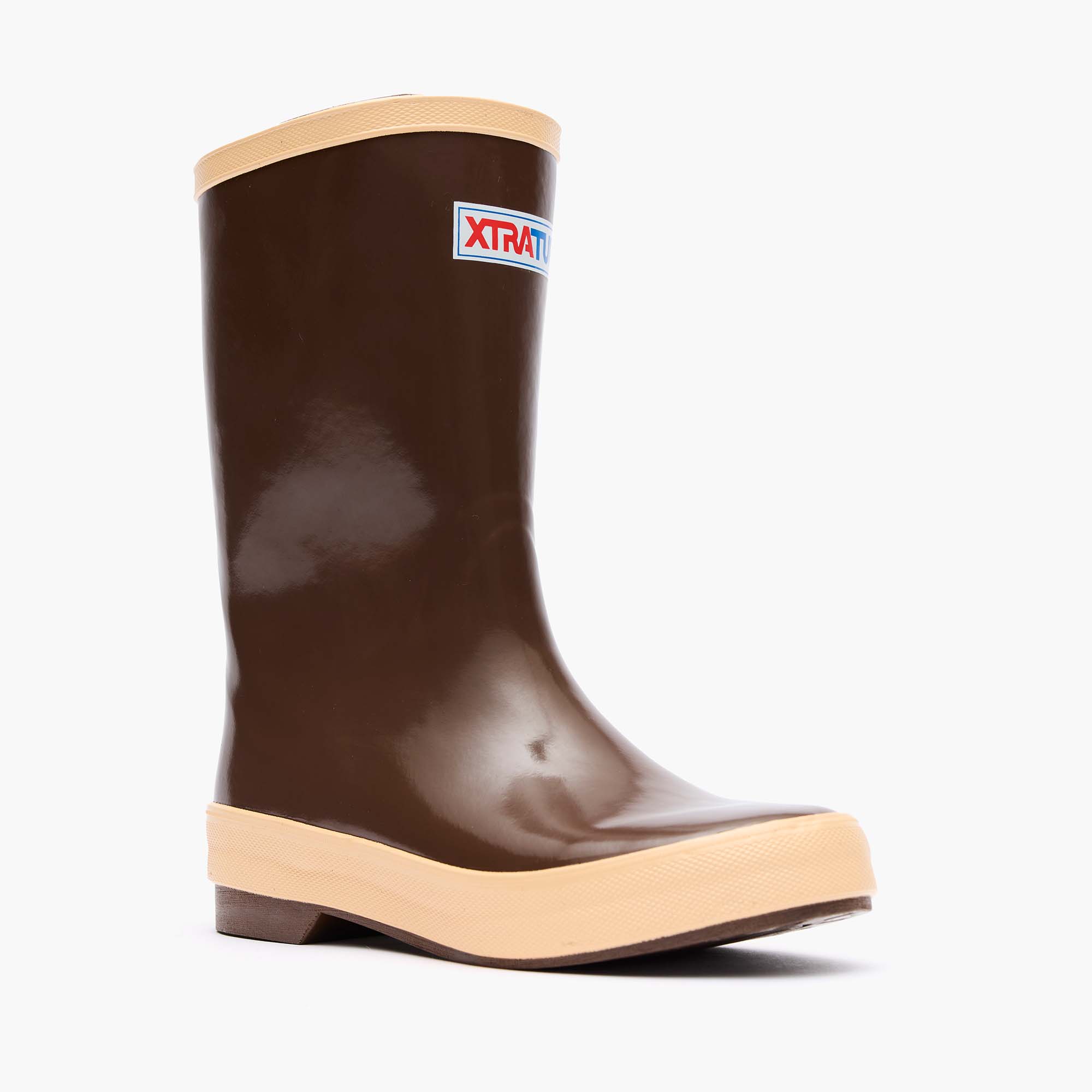 Brown Big Kids 8" Legacy Boot Main View.