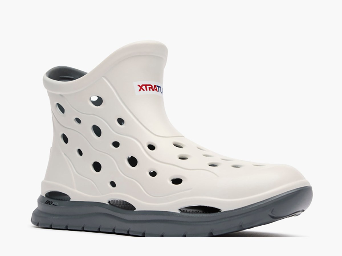 XTRATUF Hightide product thumbnail in bone and deep storm.