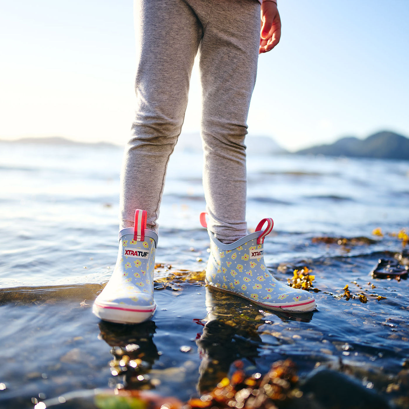Skyway Floral Kids' Ankle Deck Boot Alternate 2.