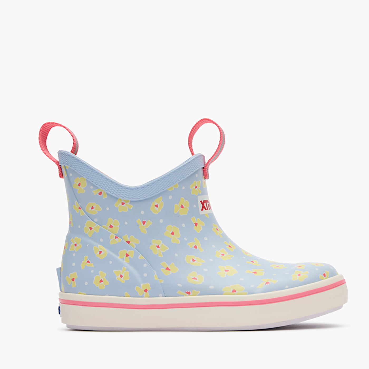 Skyway Floral Kids' Ankle Deck Boot Profile.