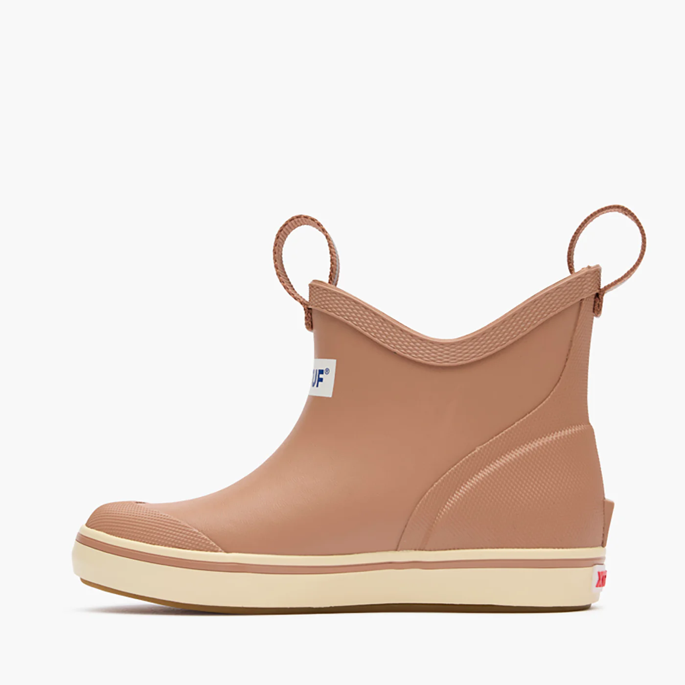 Cork Kids' Ankle Deck Boot Left Profile.