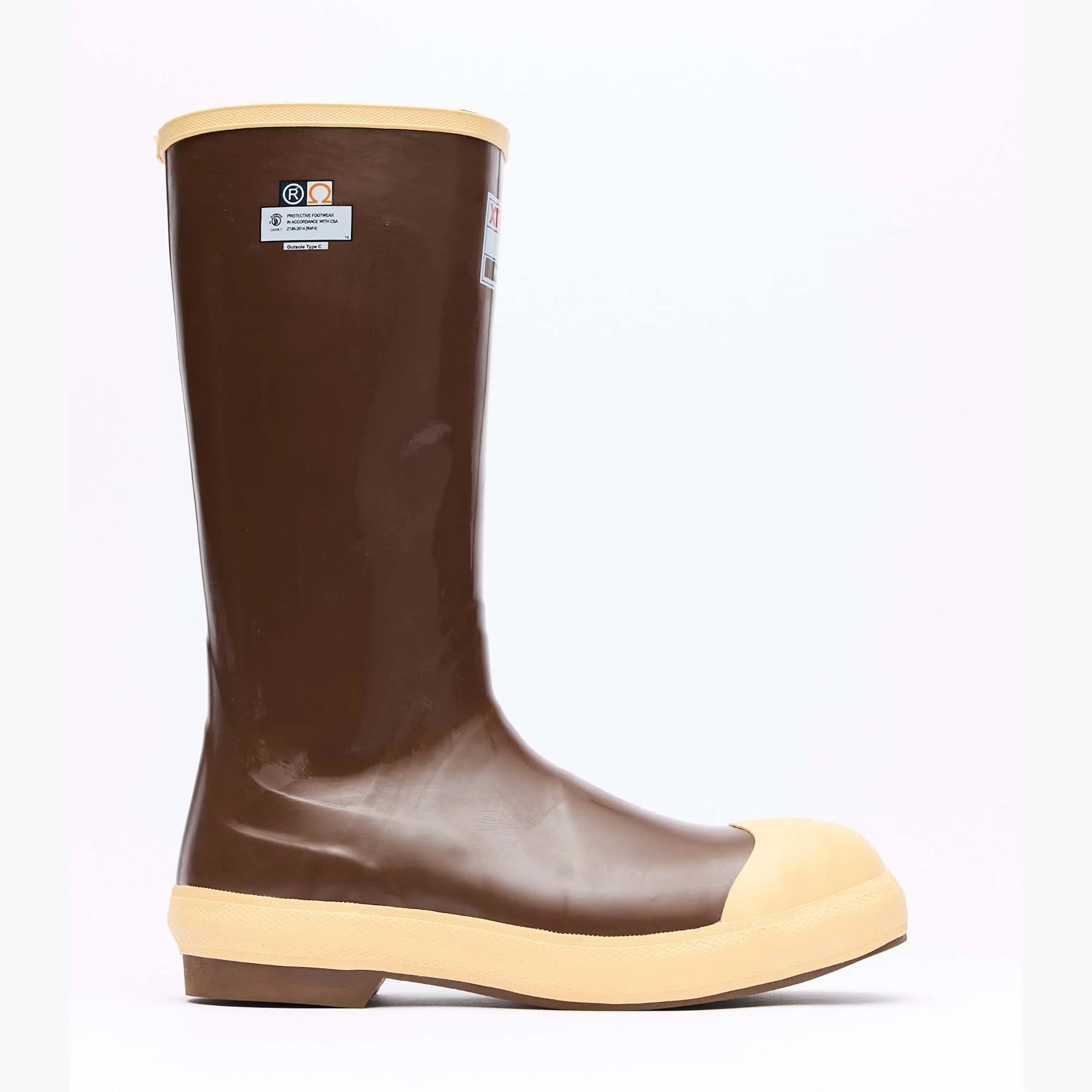 Gray Men's 15" Steel Toe Legacy Boot Profile.