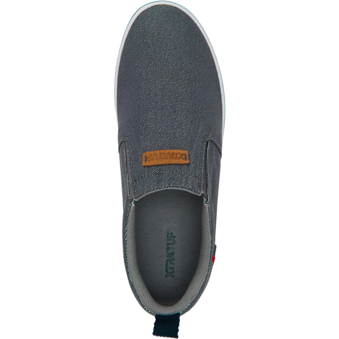 Grey Men's ECO Sharkbyte Deck Shoe Birdseye.