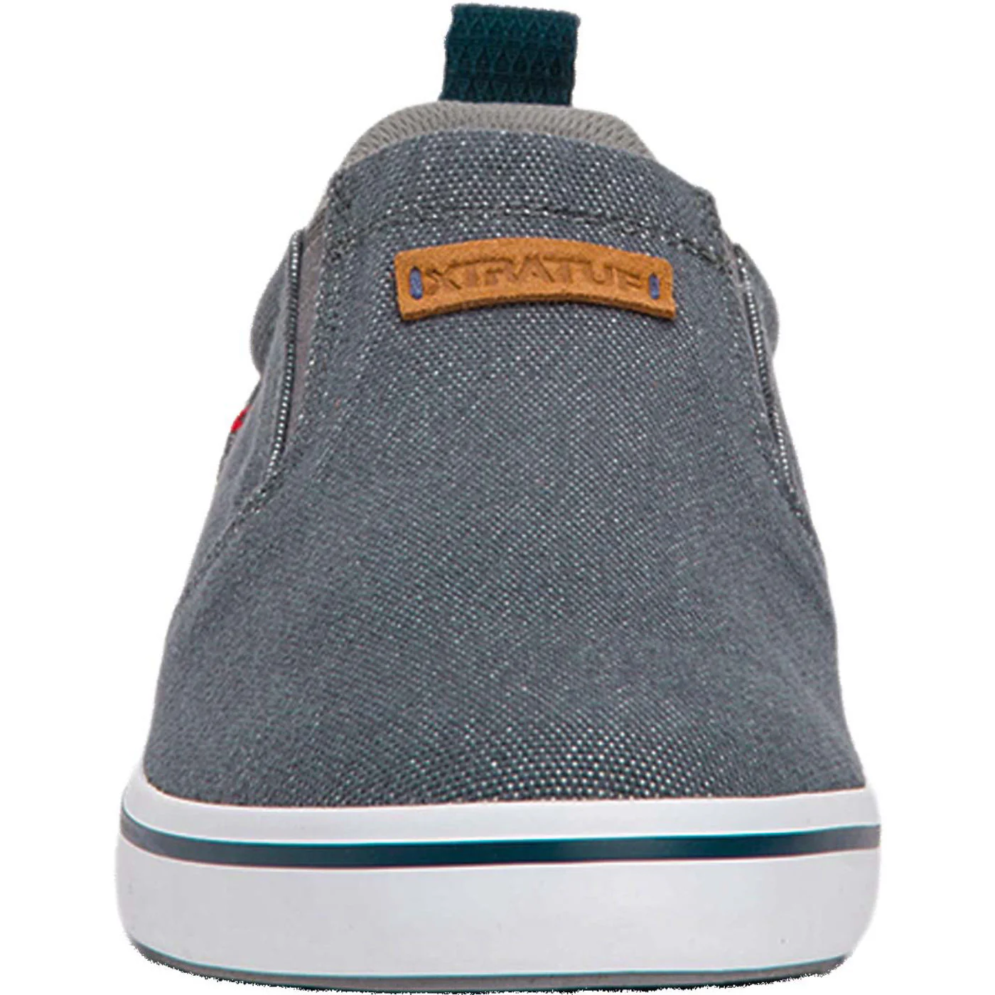 Grey Men's ECO Sharkbyte Deck Shoe Front.