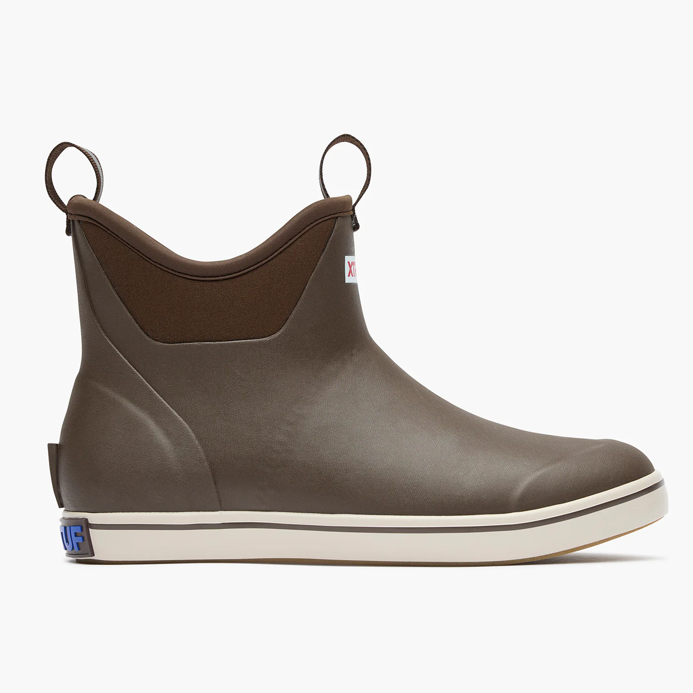 Brown Men's Fleece Lined Ankle Deck Boot Alternate 3.