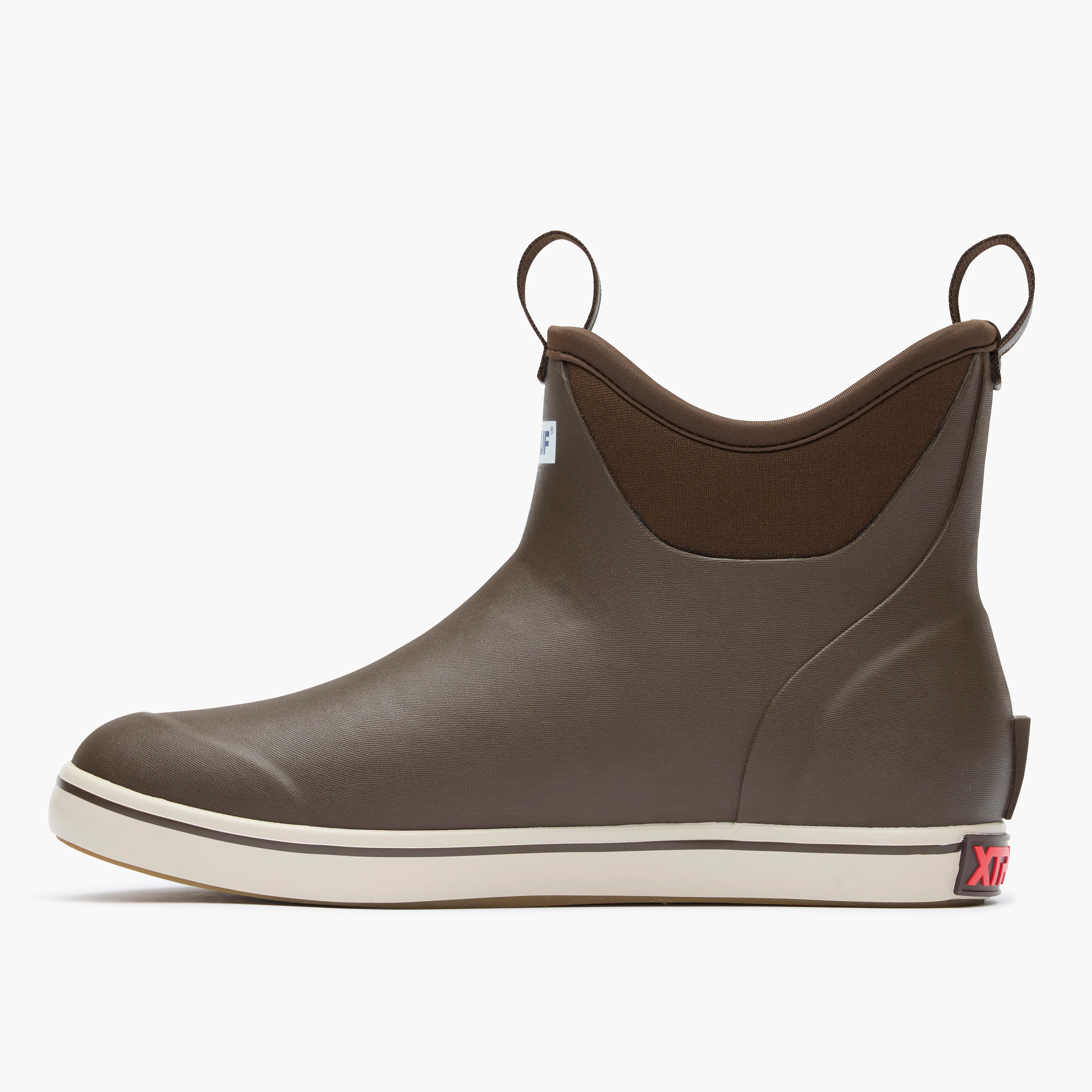 Brown Men's Fleece Lined Ankle Deck Boot Alternate 4.