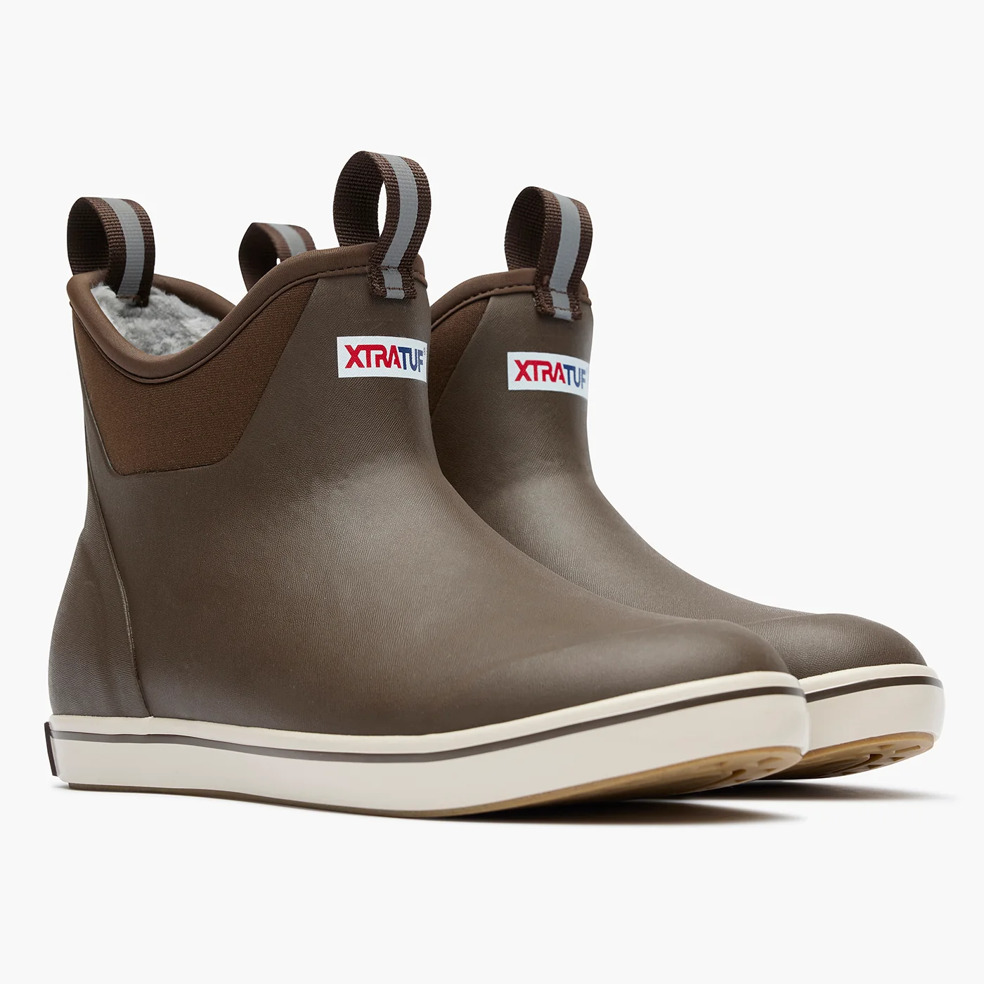 Brown Men's Fleece Lined Ankle Deck Boot Alternate 7.