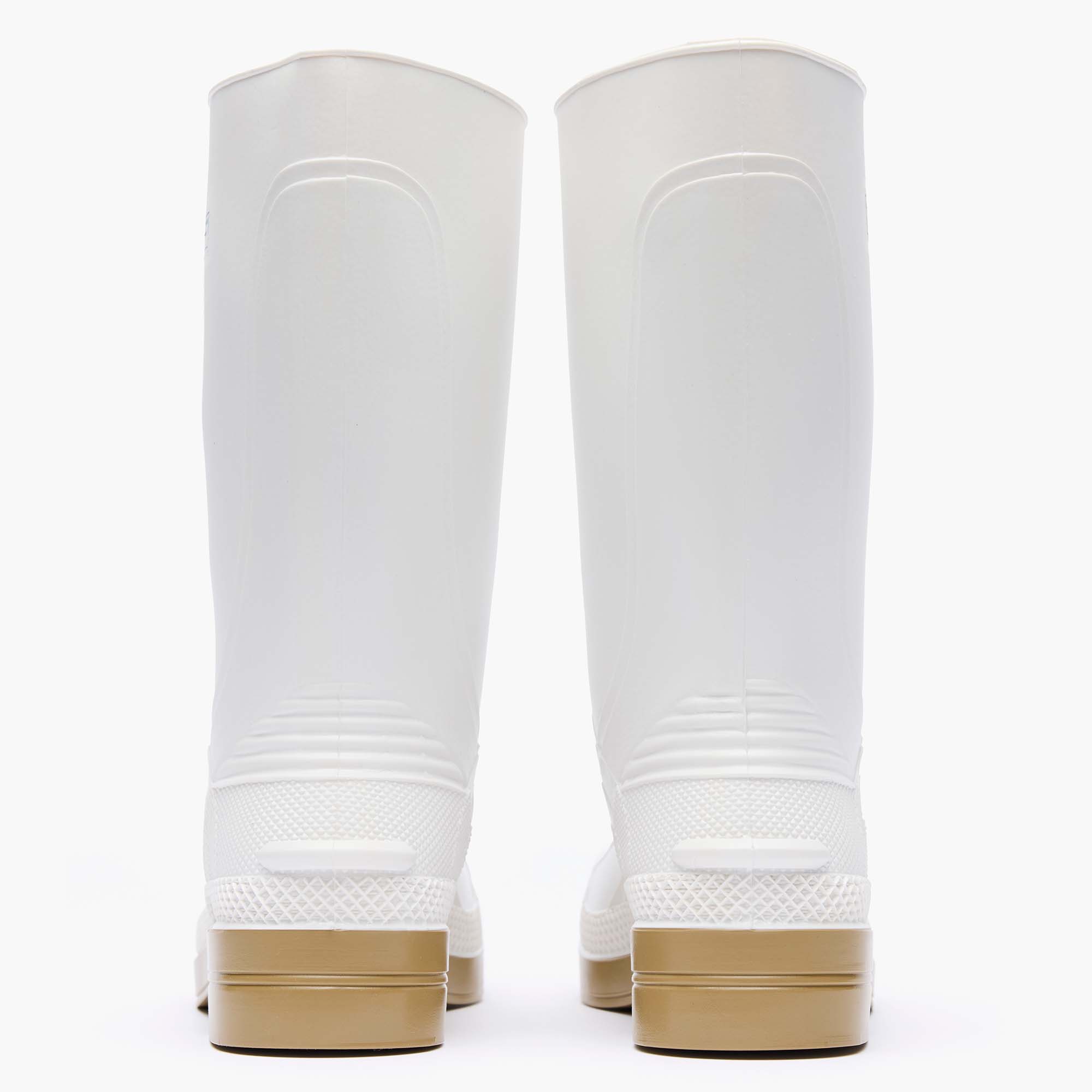 Gray Men's 11" Shrimp Boot Back View.