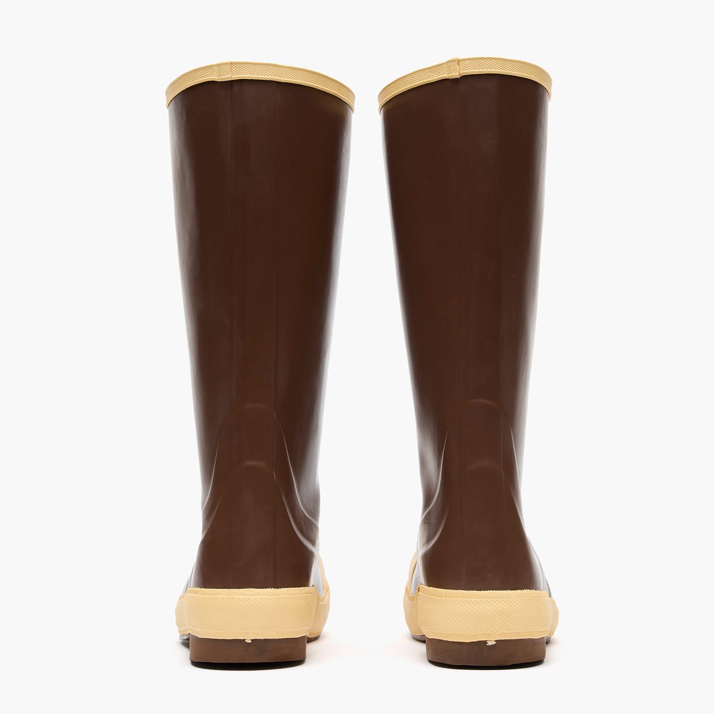 Brown / Cream Men's 15" Comp Toe Legacy Boot Back View.