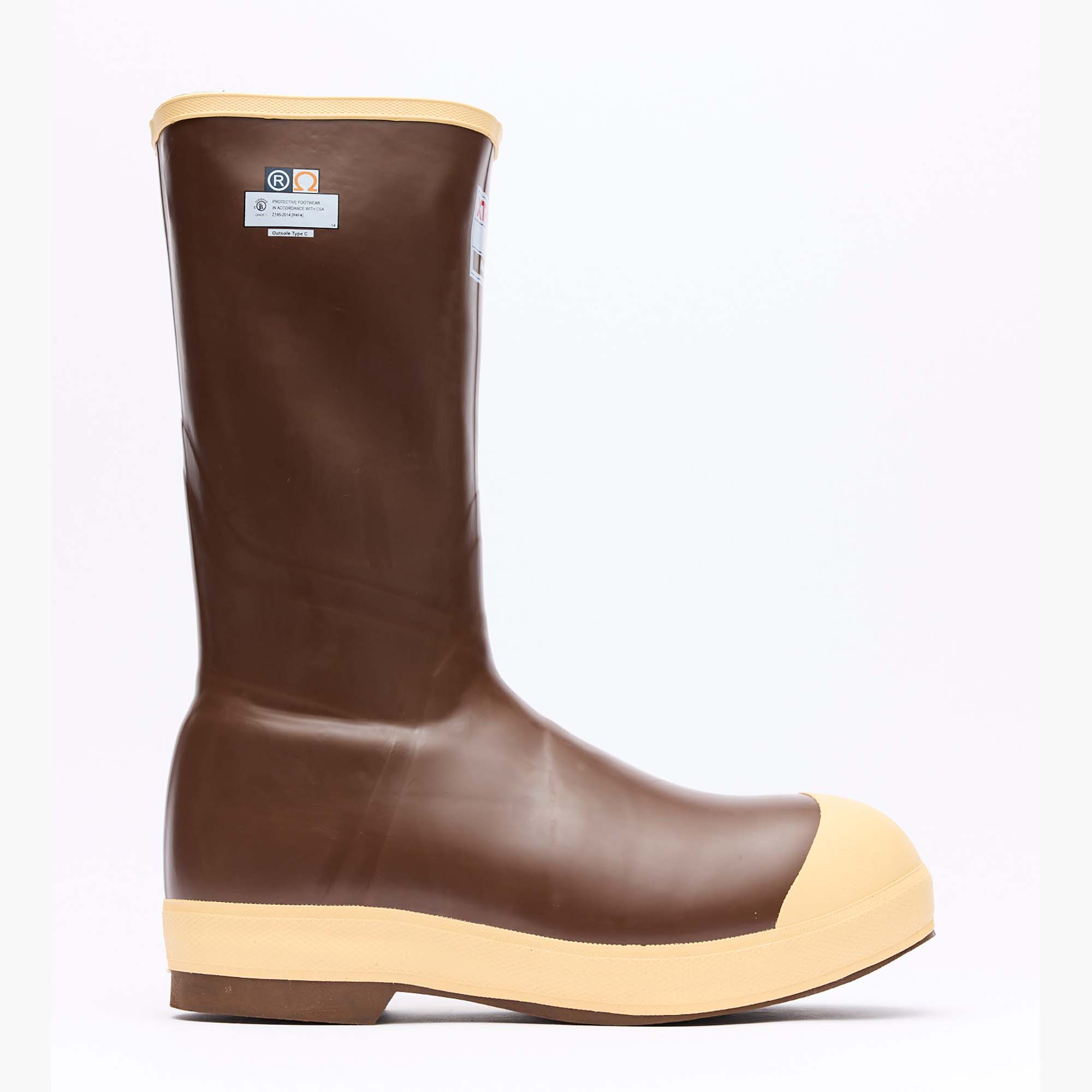 Gray Men's 15" Insulated Steel Toe Legacy Boot Profile.