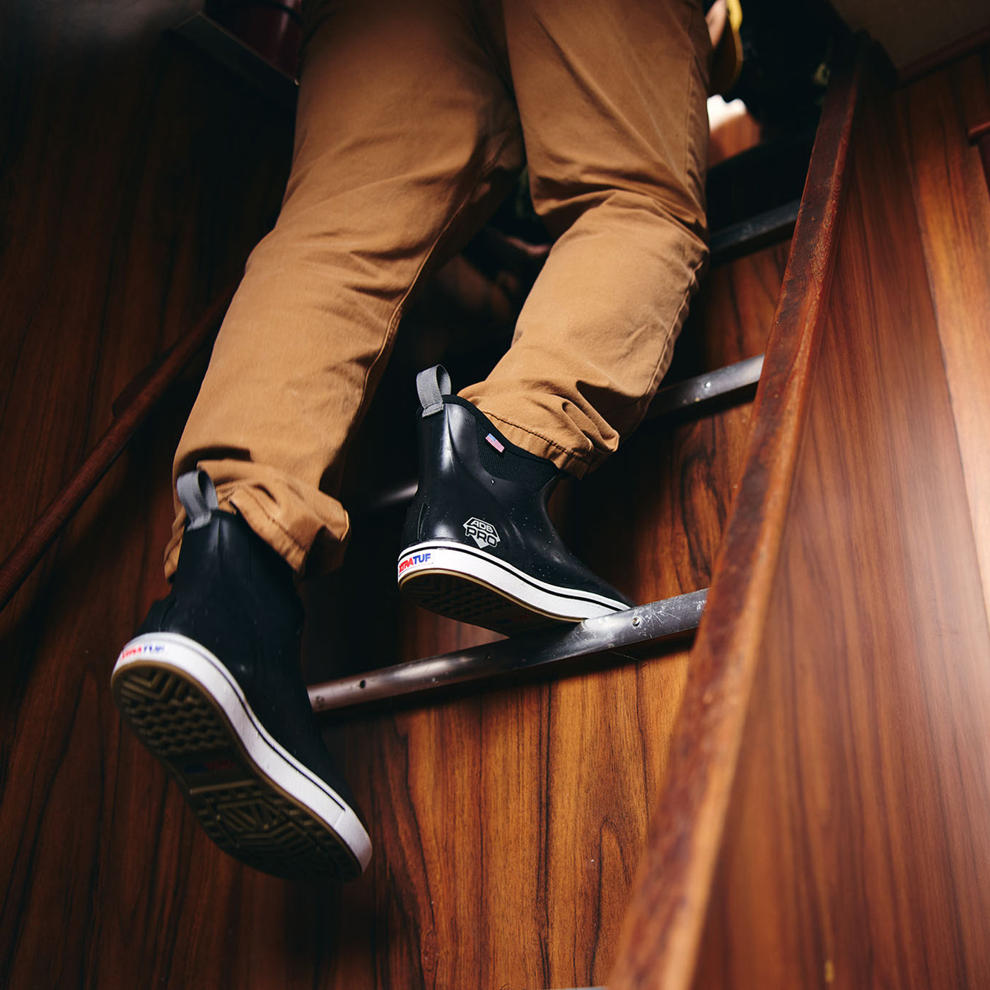 Black Men's Ankle Deck Boot Pro Alternate 2.