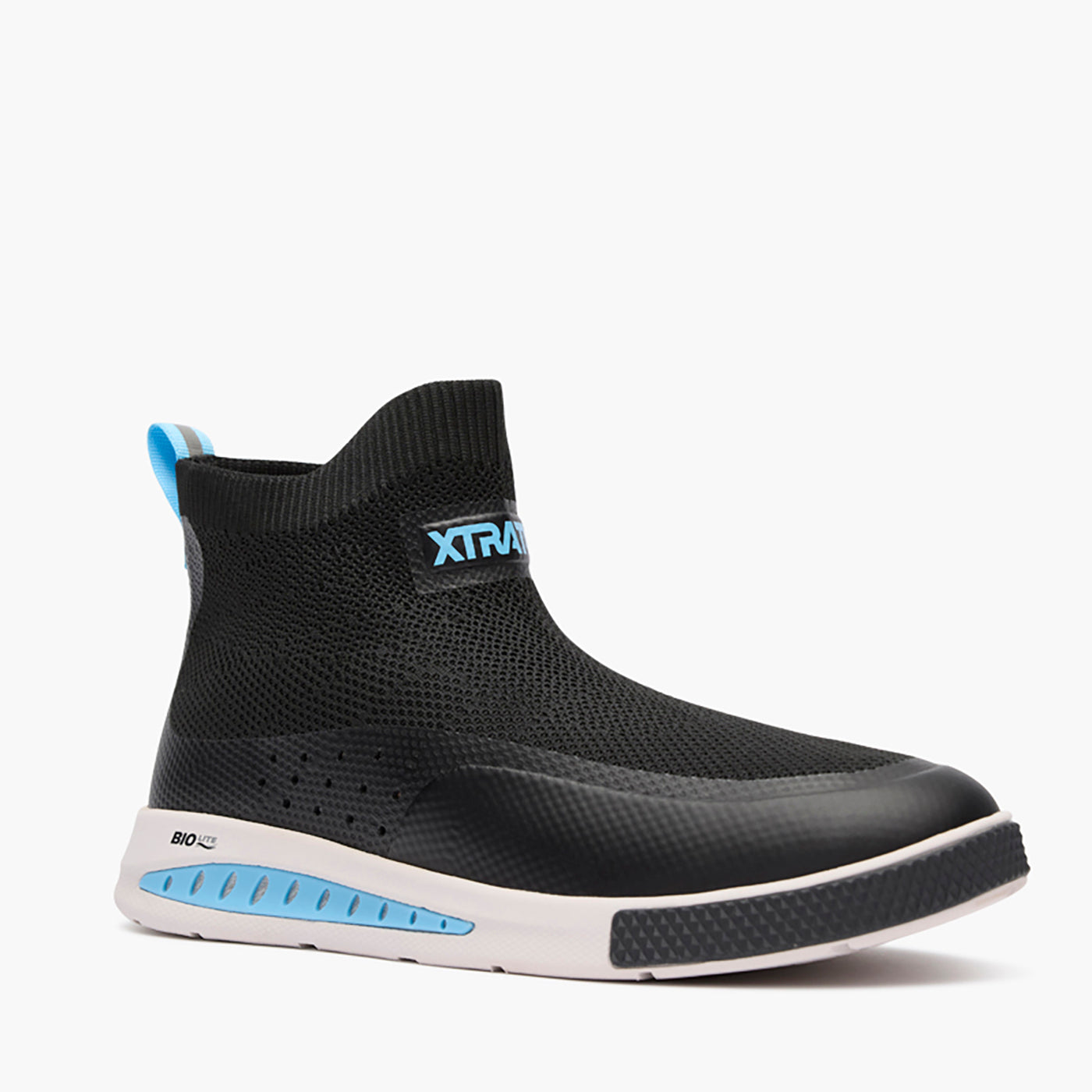 Black Men's Ankle Deck Boot Sport DriftTech Alternate View.