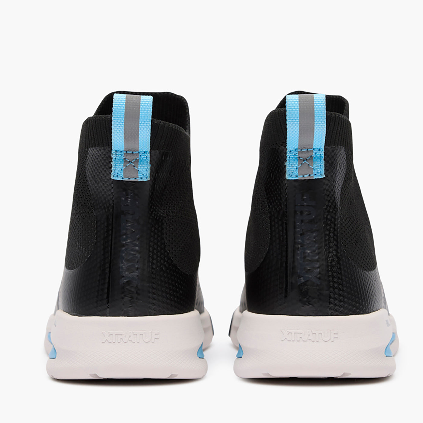 Black Men's Ankle Deck Boot Sport DriftTech Pair View.