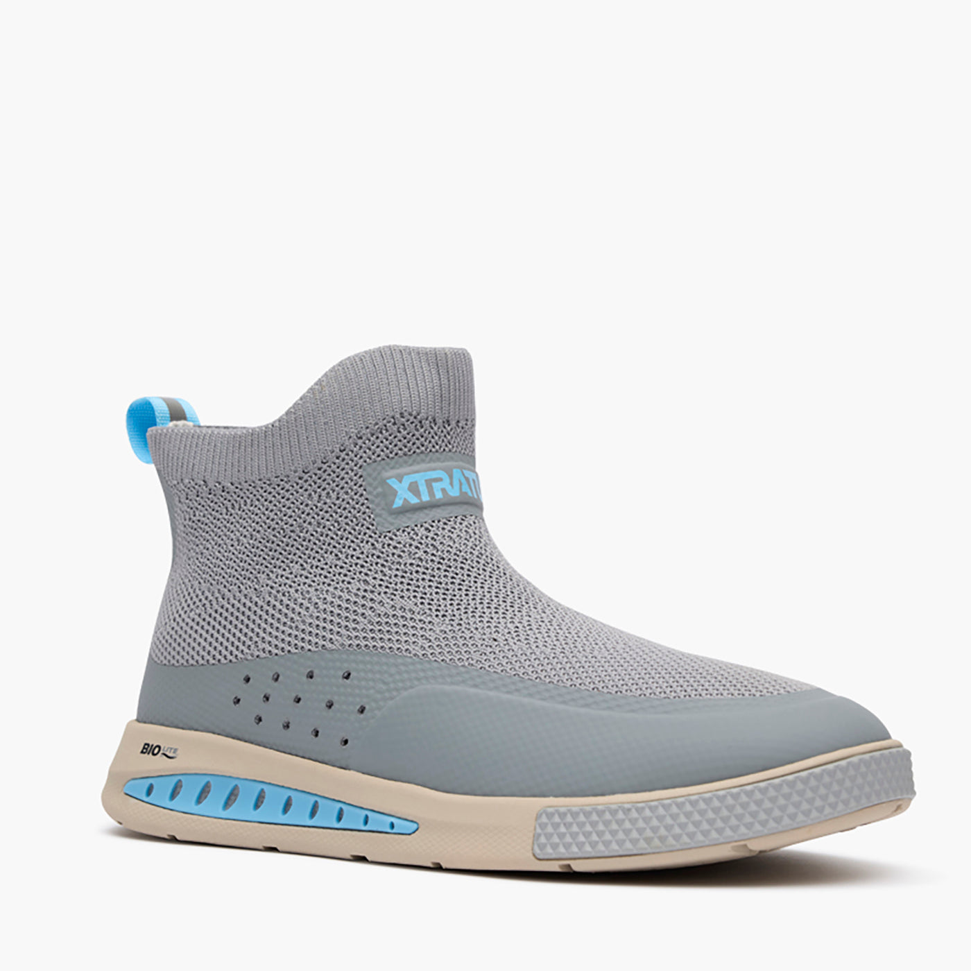 Ultimate Grey Men's Ankle Deck Boot Sport DriftTech Main View.