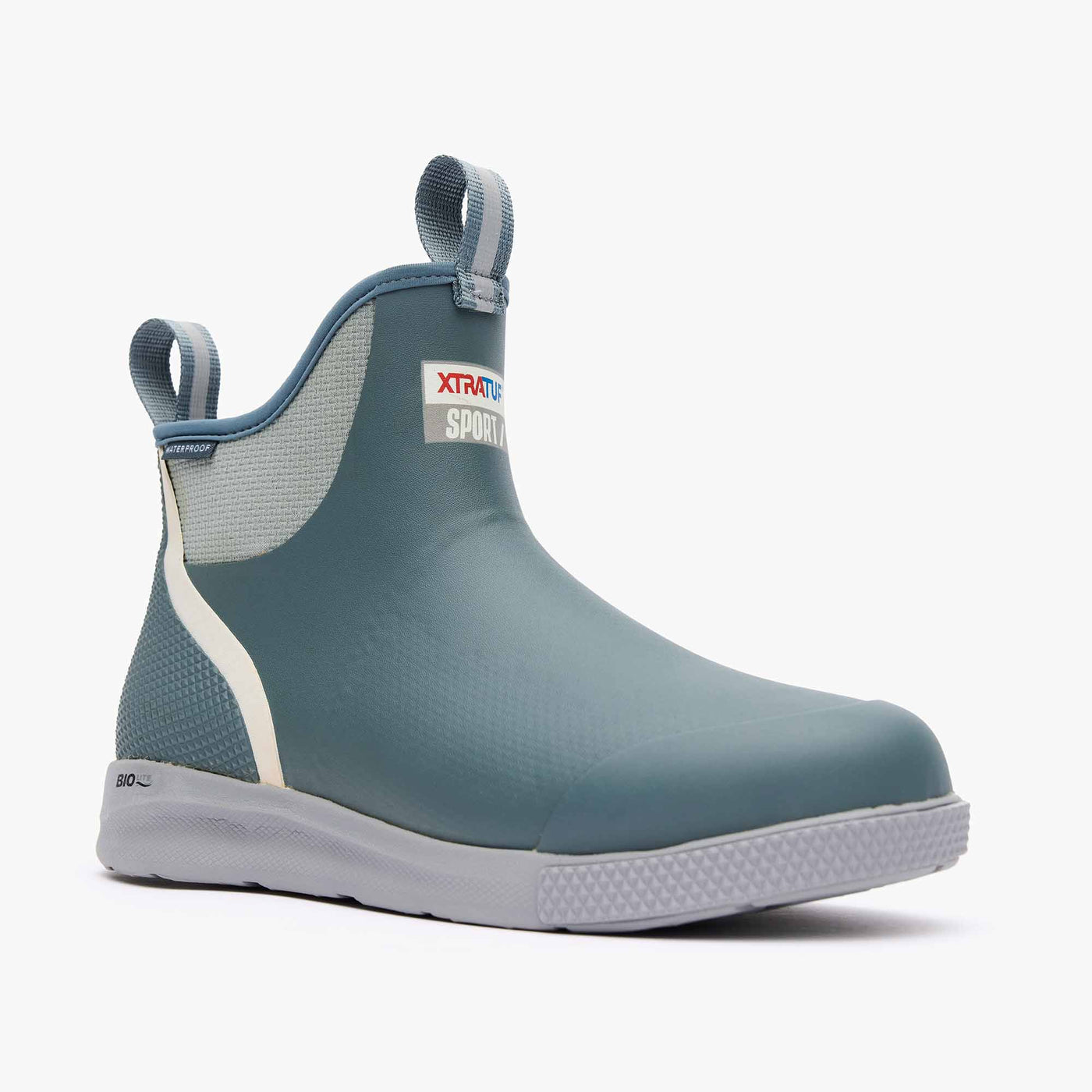 Stormy Blue Men's Ankle Deck Boot Sport Main View.
