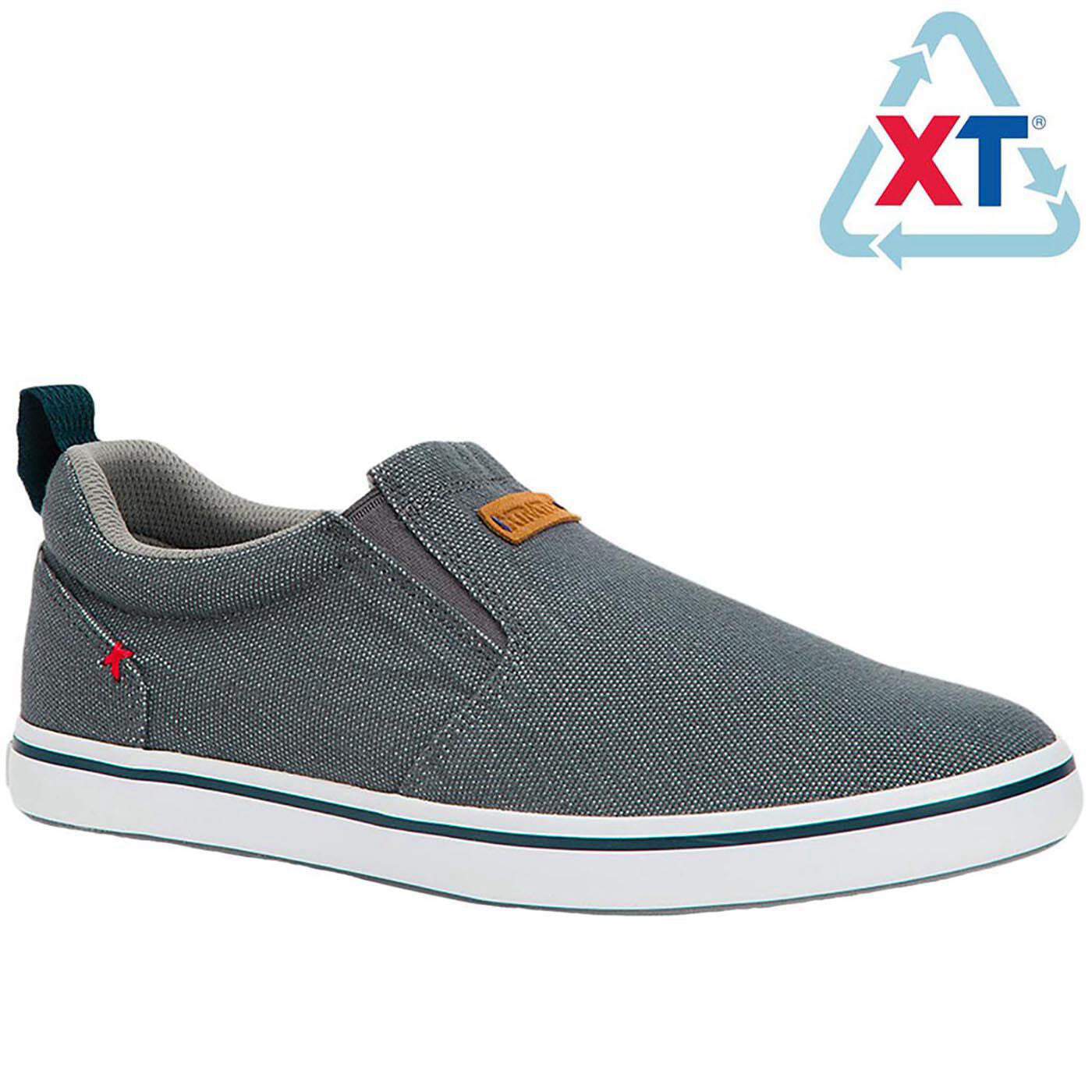 Grey Men's ECO Sharkbyte Deck Shoe Alternate View.