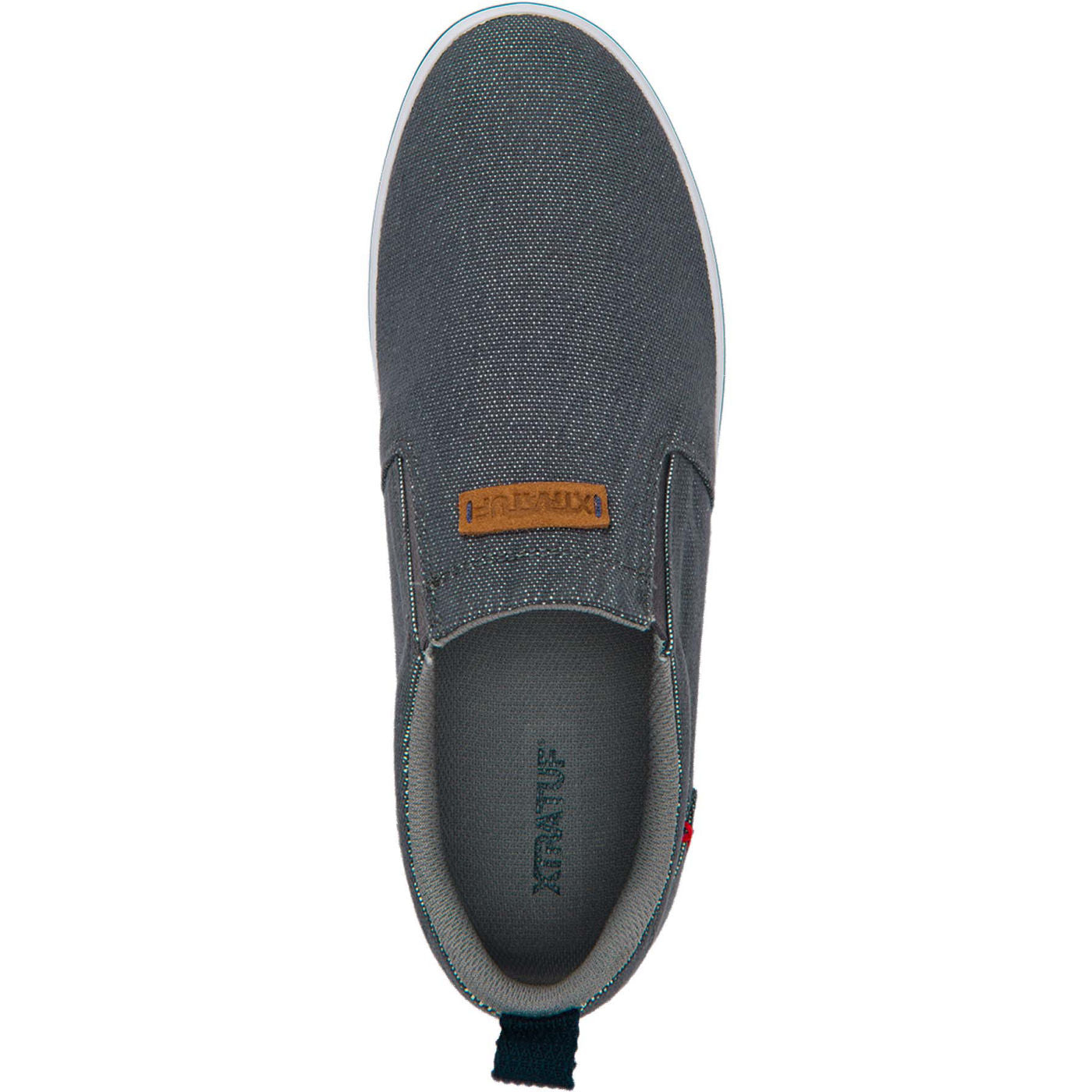 Grey Men's ECO Sharkbyte Deck Shoe Birdseye.