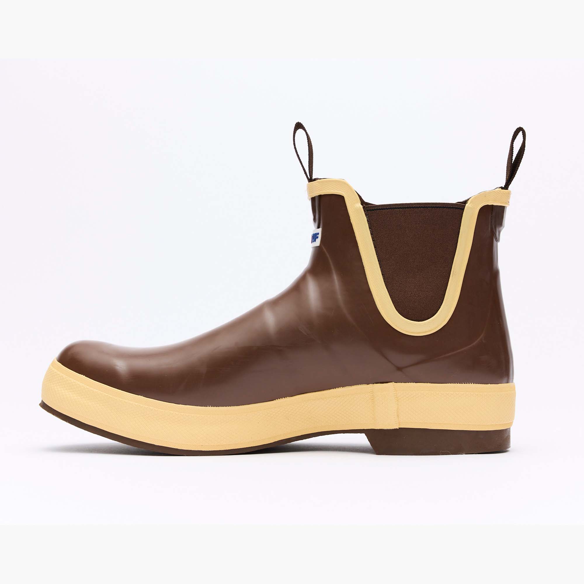 Navy Men's Legacy Ankle Deck Boot Instep View.