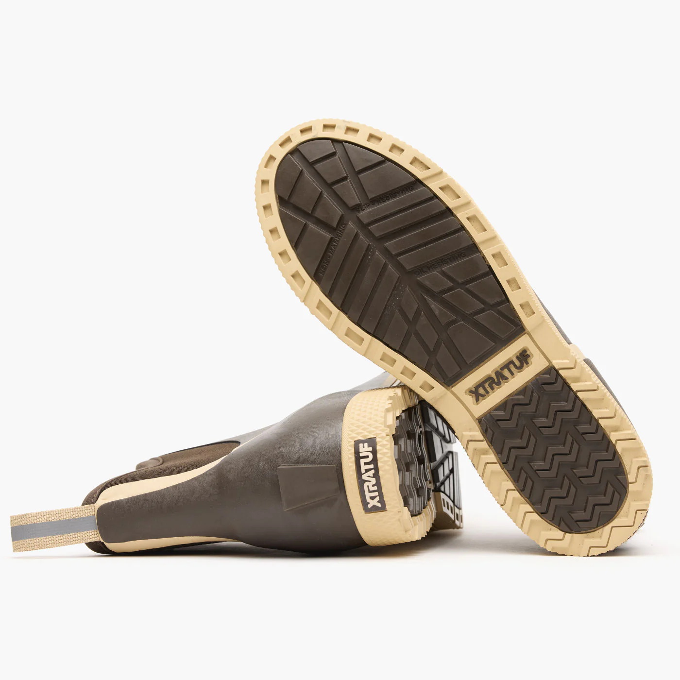 Brown Men's Wheelhouse Ankle Deck Boot Outsole.