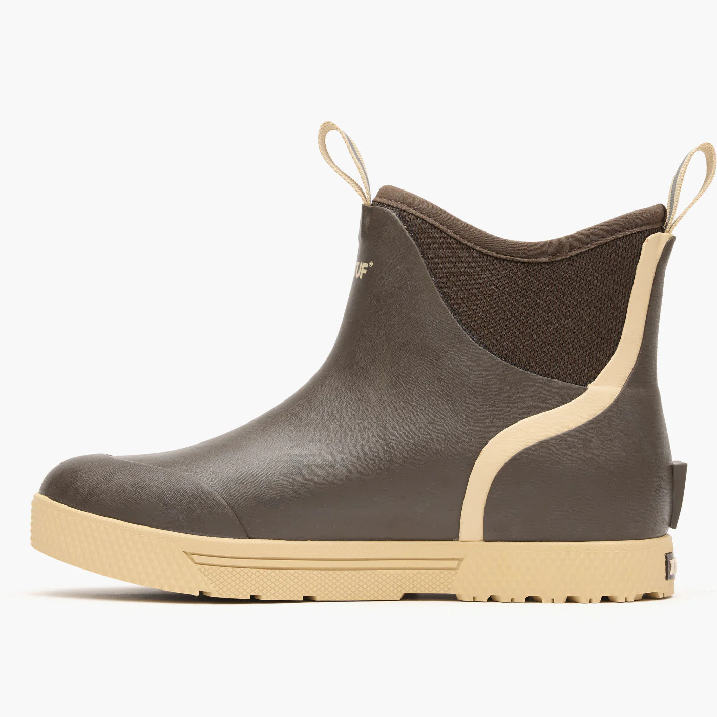 Brown Men's Wheelhouse Ankle Deck Boot Profile.