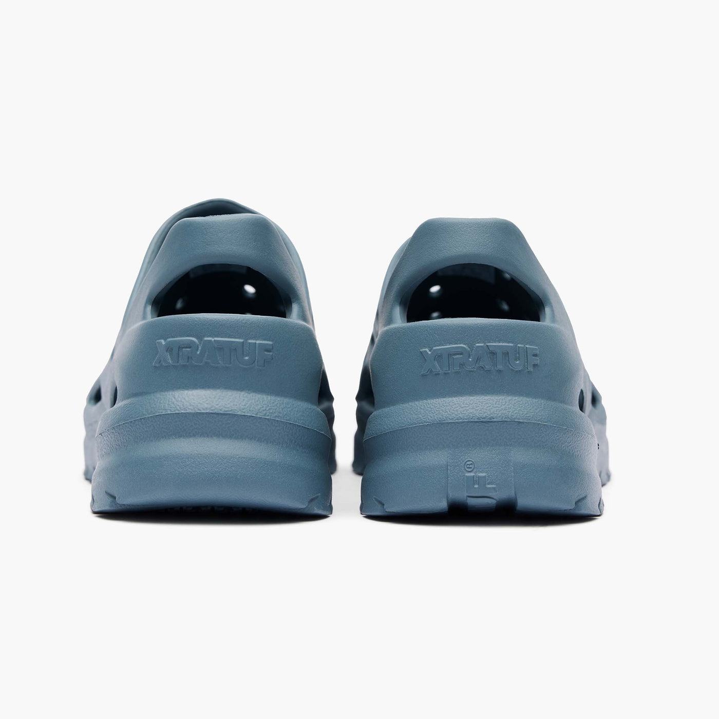 Stormy Blue Unisex Riptide Sandal Back View.