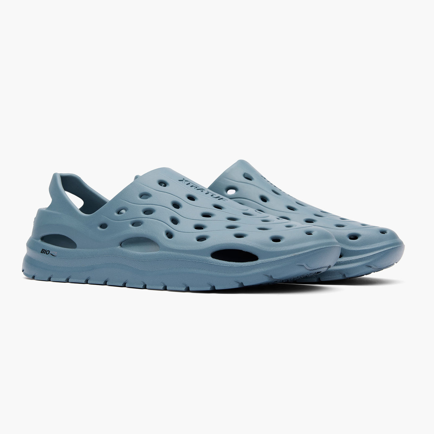 Stormy Blue Unisex Riptide Sandal Pair View.