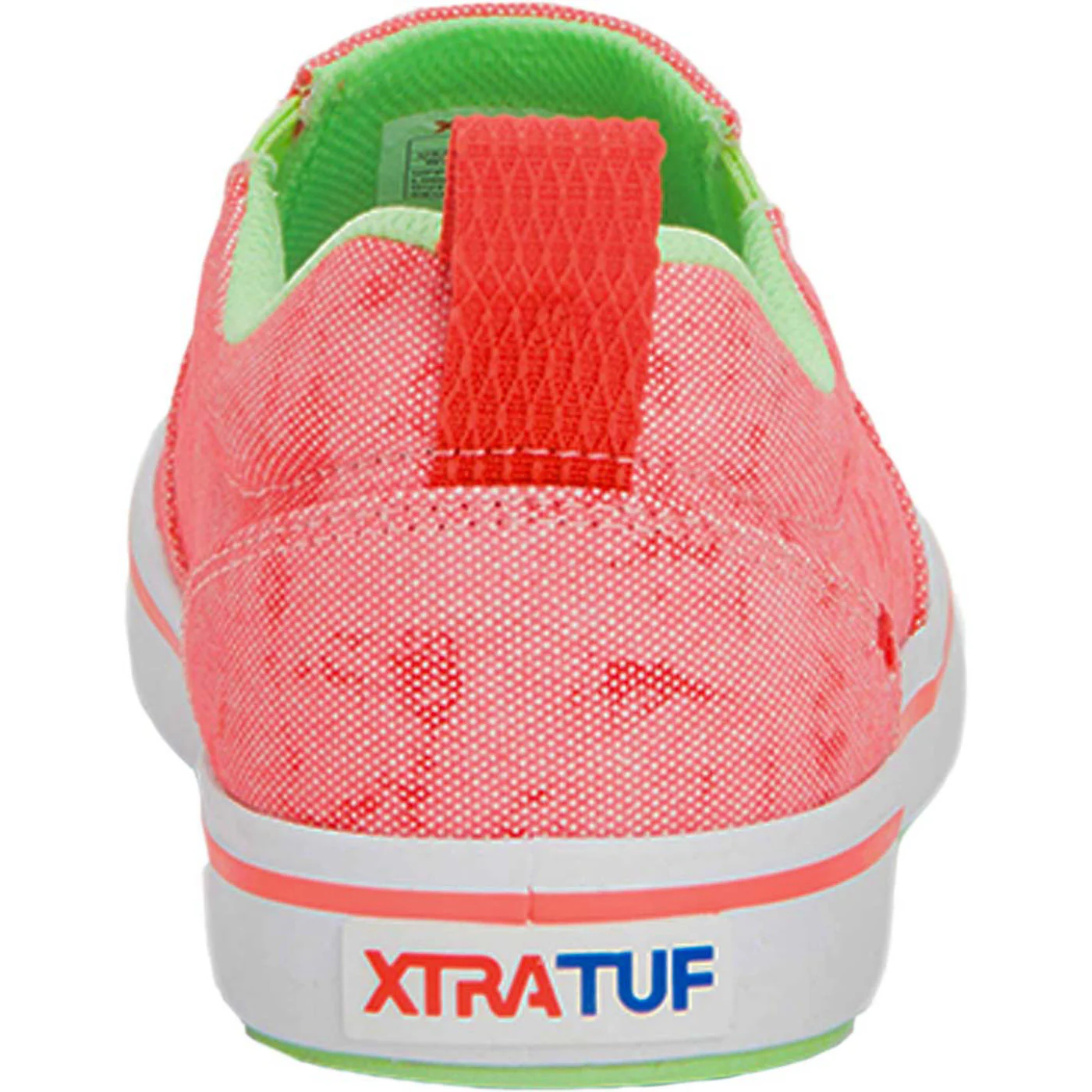 Pink Women's ECO Sharkbyte Deck Shoe Back View.