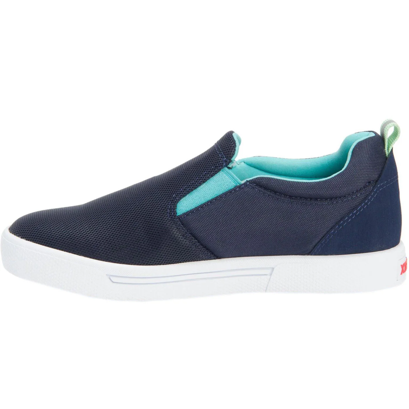 Blue Women's Topwater Slip-On Instep View.