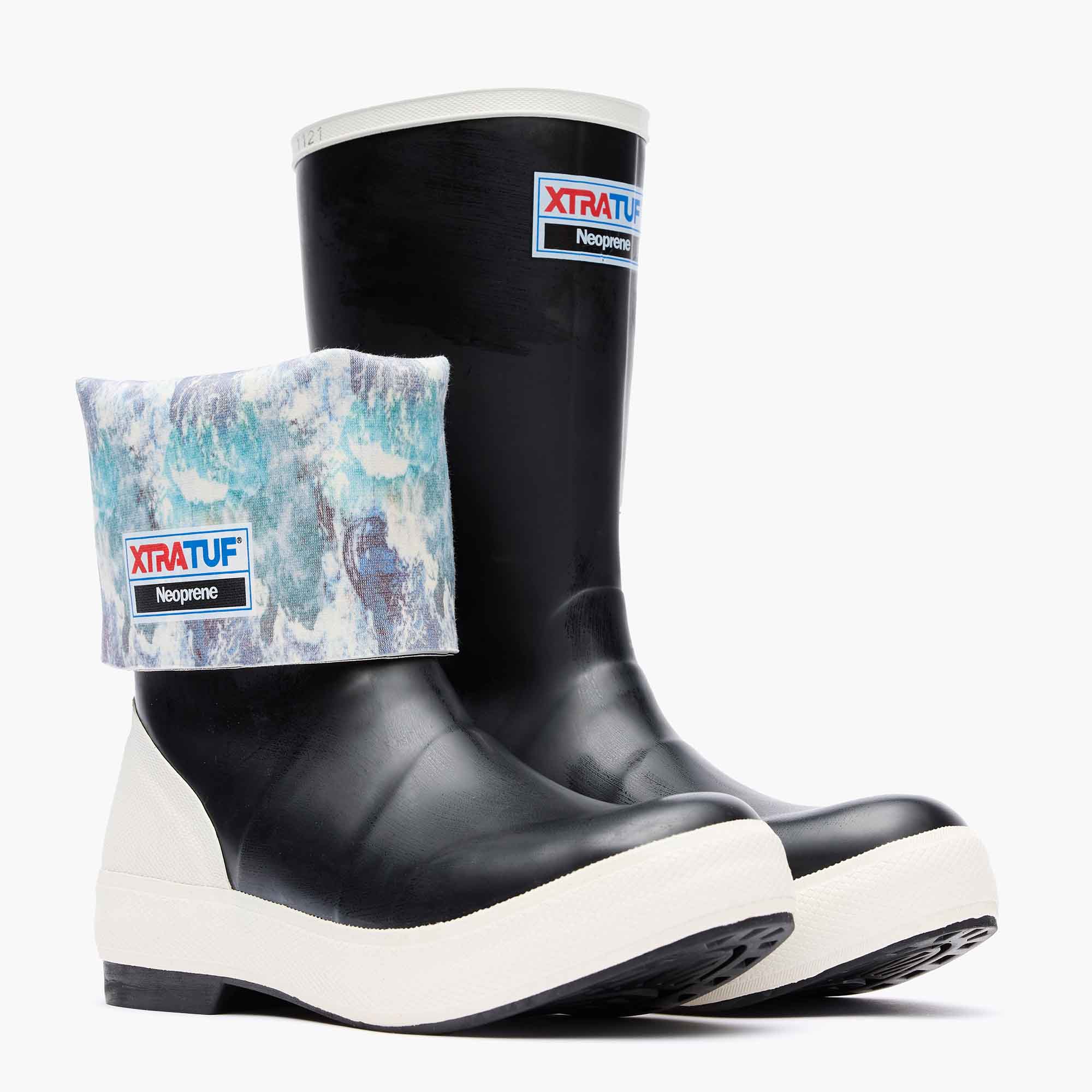 Gray Women's 12" Legacy Boot On-Foot View.