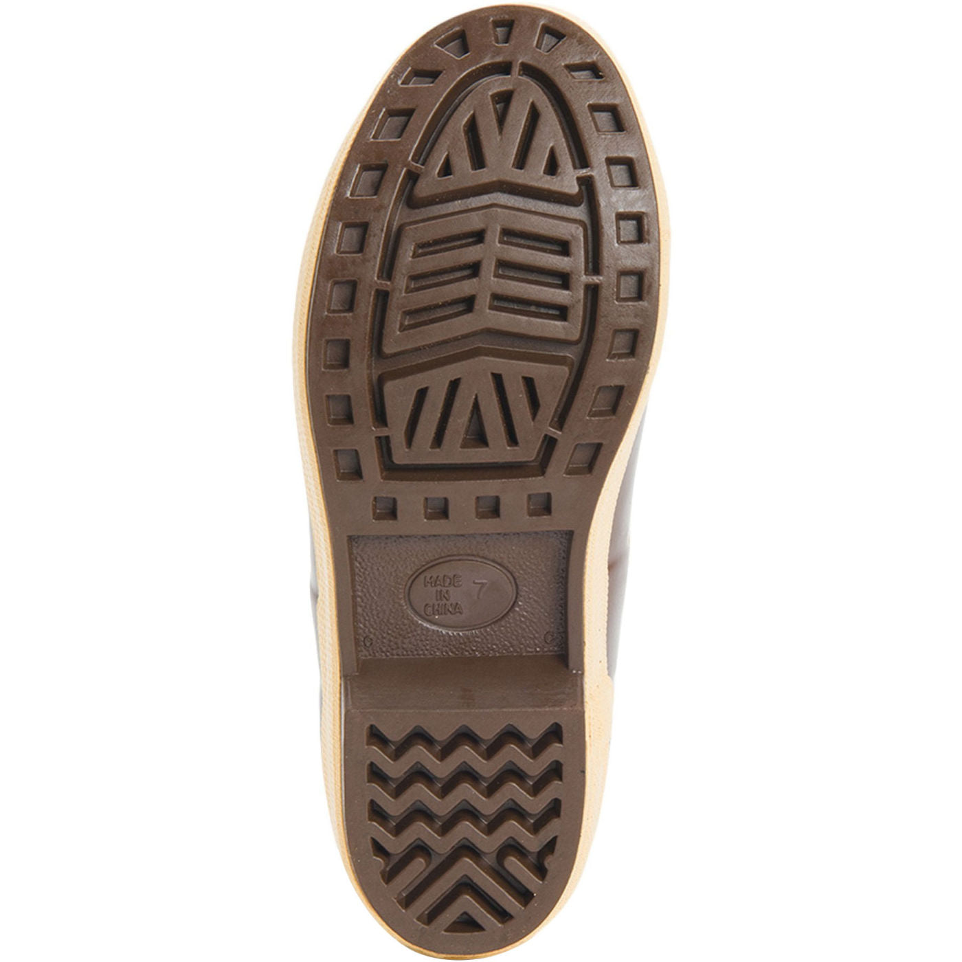 Brown Women's 8" Insulated Legacy Lace Boot Outsole.