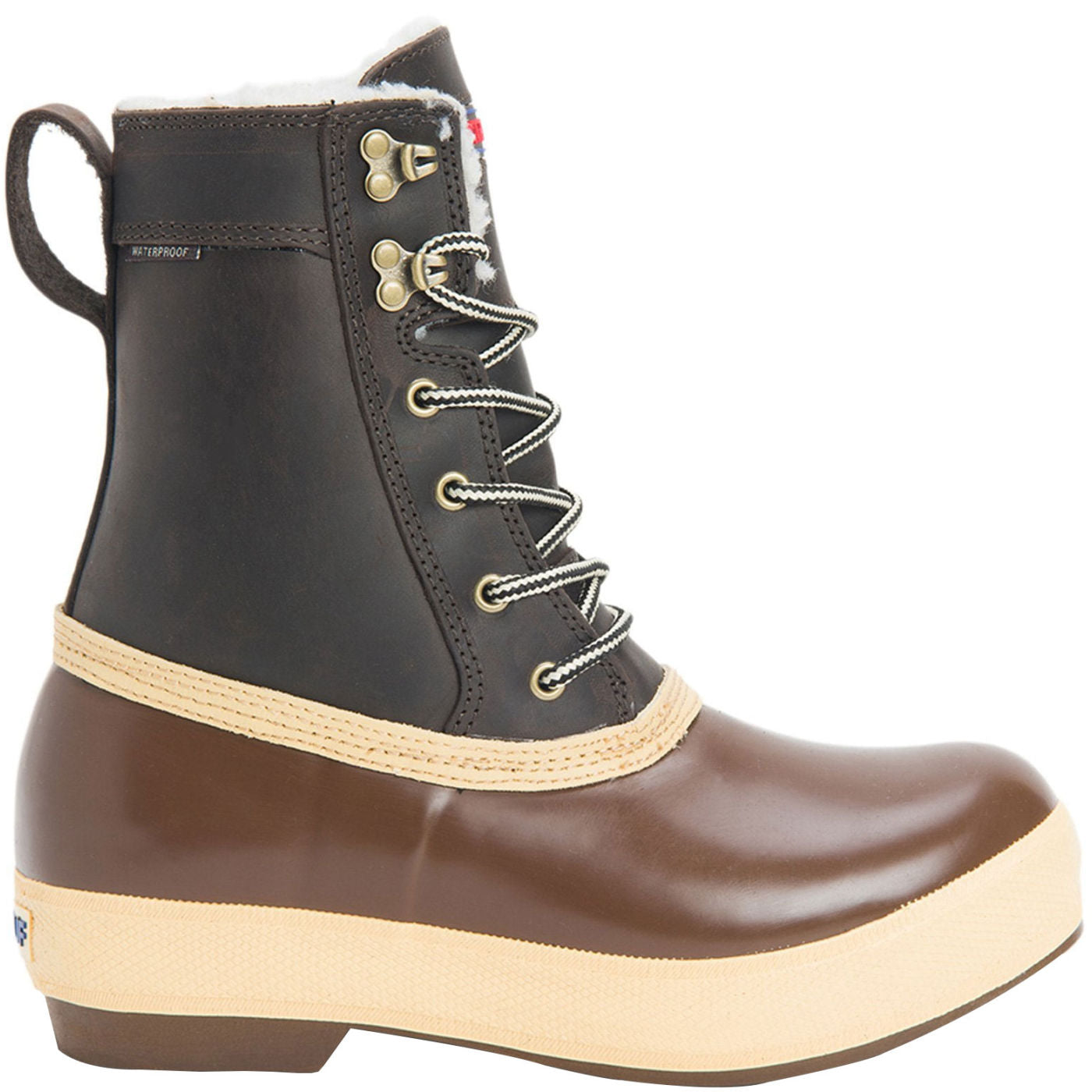 Brown Women's 8" Insulated Legacy Lace Boot Profile.