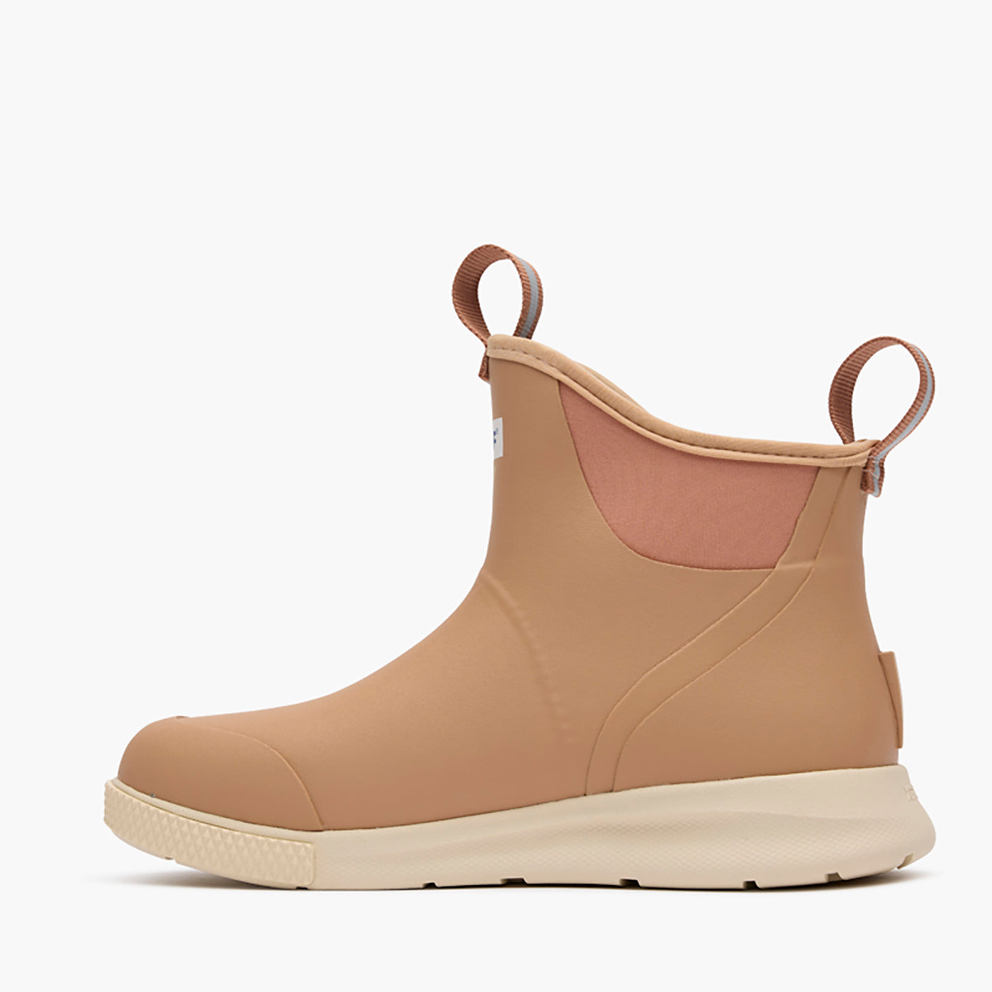 Cork Women's Ankle Deck Boot Sport Left Profile.