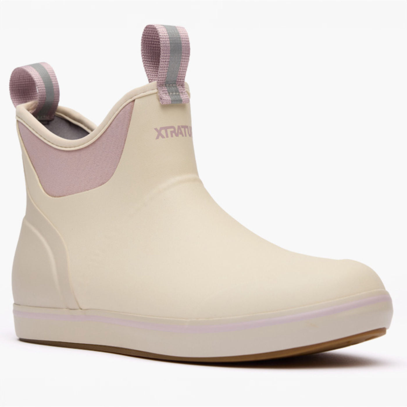Ivory Women's Ankle Deck Boot Main View.