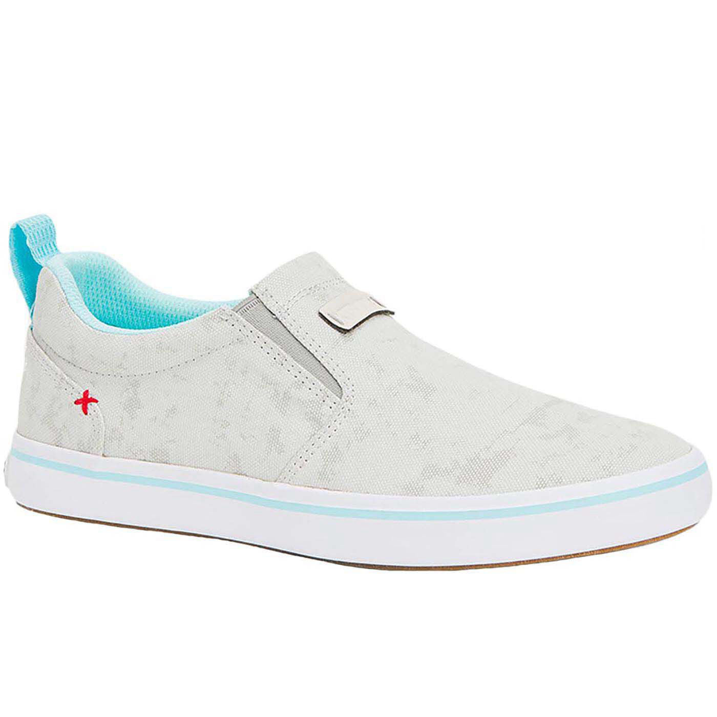 Grey Women's ECO Sharkbyte Deck Shoe Main View.