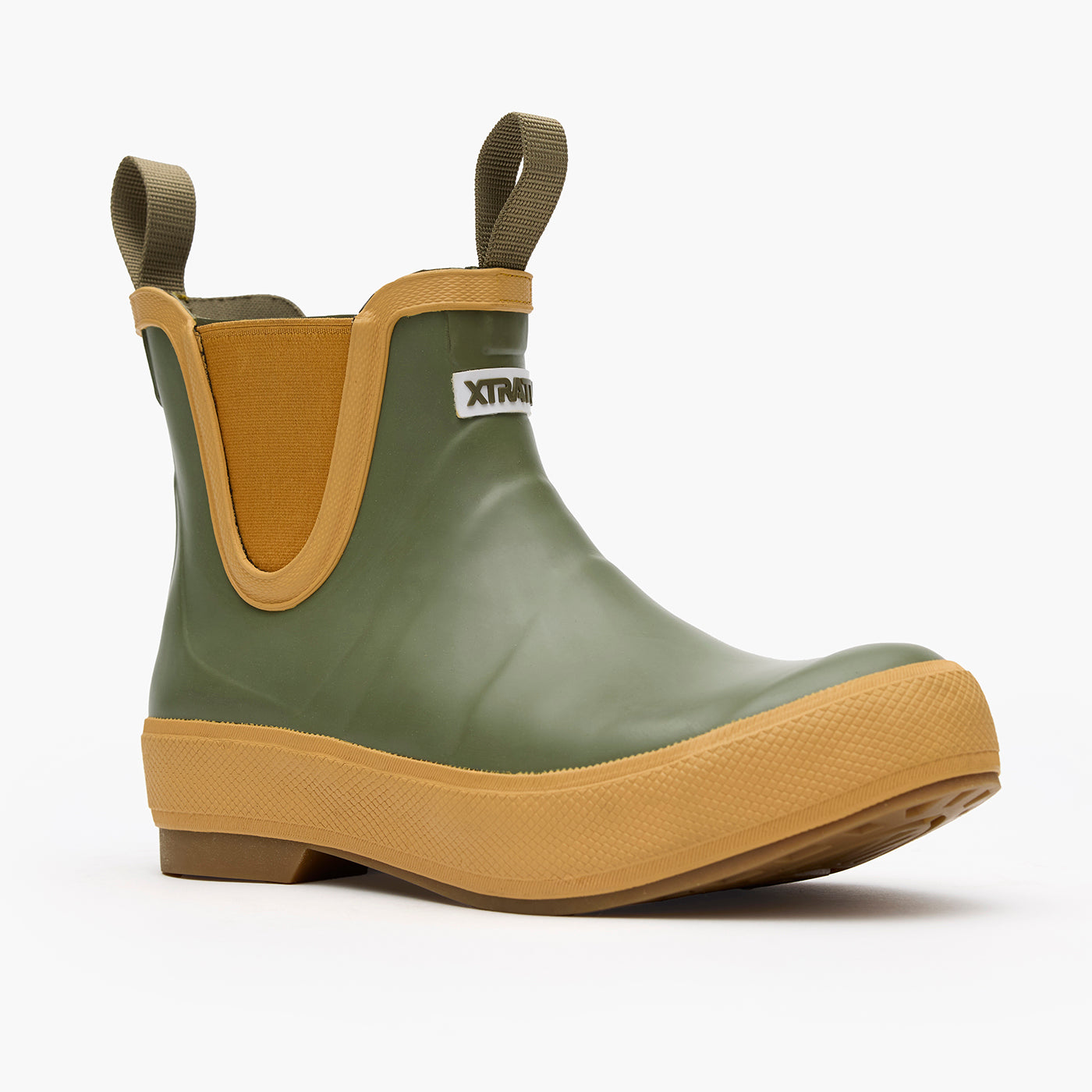 Moss Green Women's Legacy Ankle Deck Boot Main View.