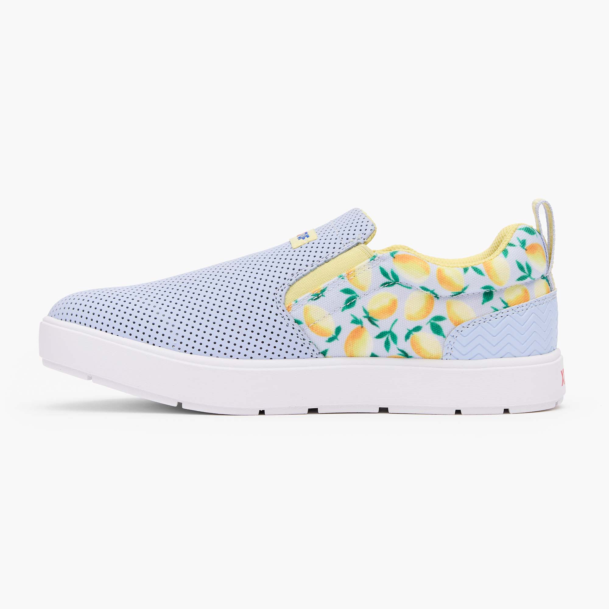 Periwinkle Lemon Women's Sharkbyte 2.0 ECO Deck Shoe Instep View.